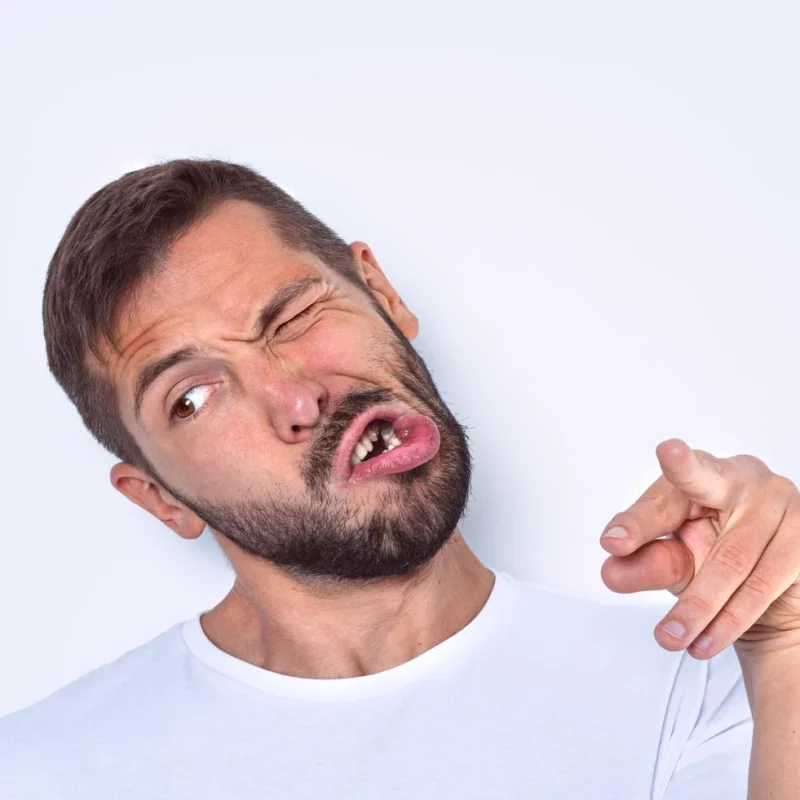 man with Motor Tic Disorder